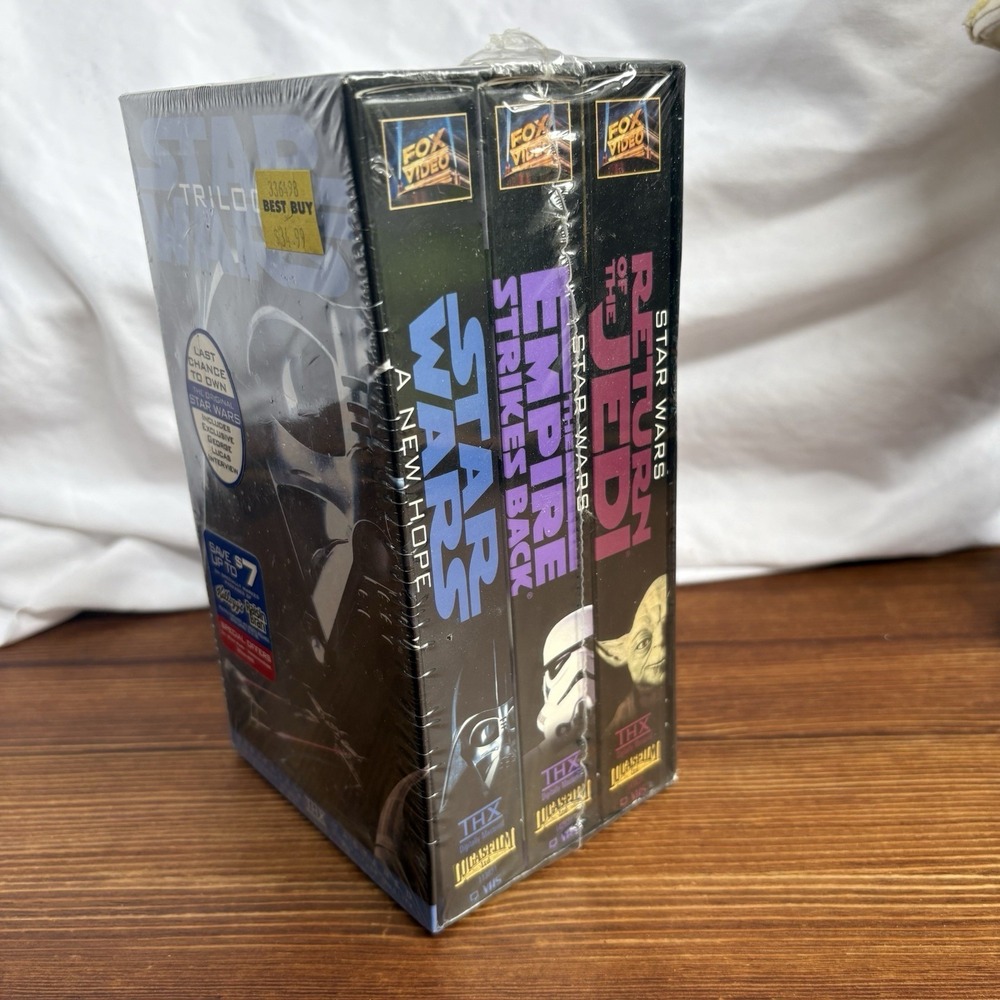 Star Wars Trilogy VHS Box Set Sealed Original THX Fox Video 1995